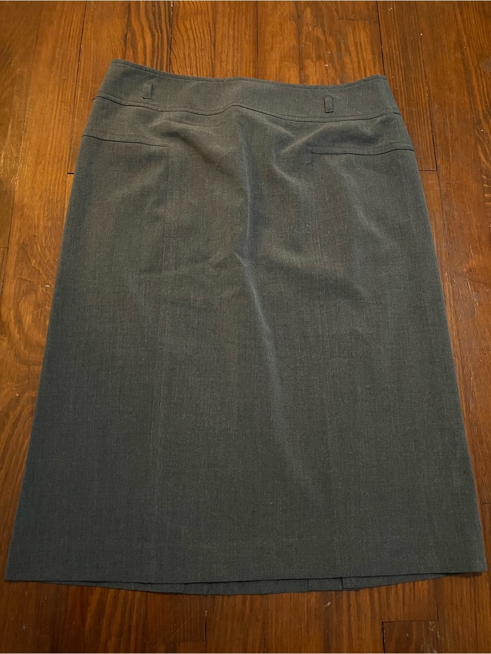 New York Clothing Co. Classic Women's Pencil Skirt - Dark Gray